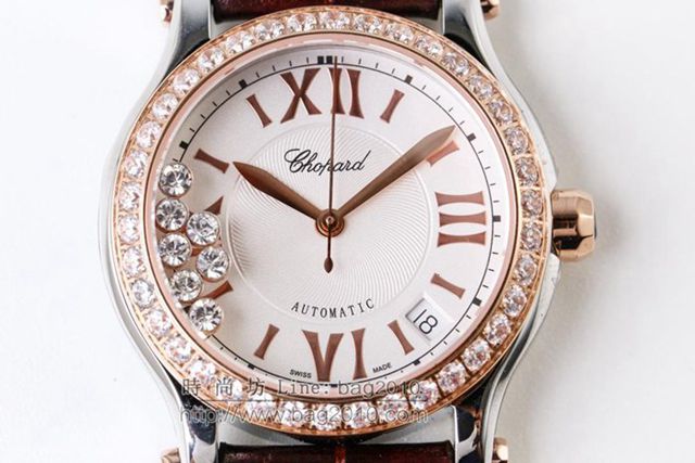 Chopard手錶 HAPPY DIAMONDS系列 274808-5001 全自動機械男士腕表 蕭邦高端男表  hds1200